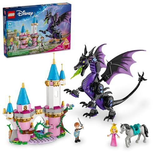 LEGO Disney Sleeping Beauty Maleficent's Dragon Form and Aurora's Castle