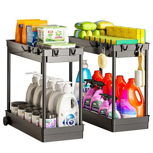 Cicilyna Under Sink Organizer--2 Pack