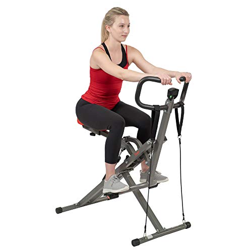 Sunny Health & Fitness Row-N-Ride PRO Hydraulic Squat Assist Trainer Deal
