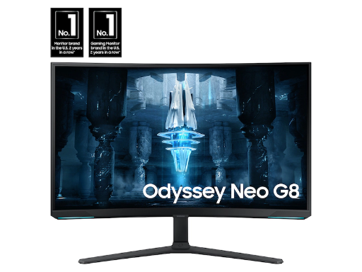 Samsung Odyssey Neo G8 4K UHD 240Hz 1ms Curved Gaming Monitor