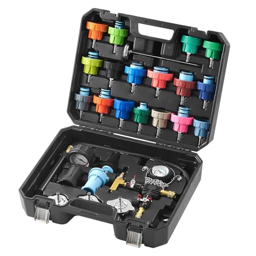 VEVOR Universal Radiator Pressure Tester & Coolant Vacuum Refill Kit 28-Piece