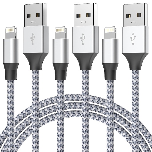 Apple MFi Certified Lightning Cable 3-Pack