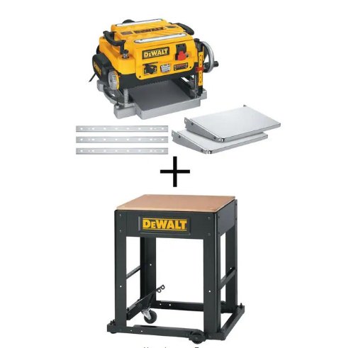 DeWalt 15 Amp 13" Corded Heavy-Duty Thickness Planer W/Stand