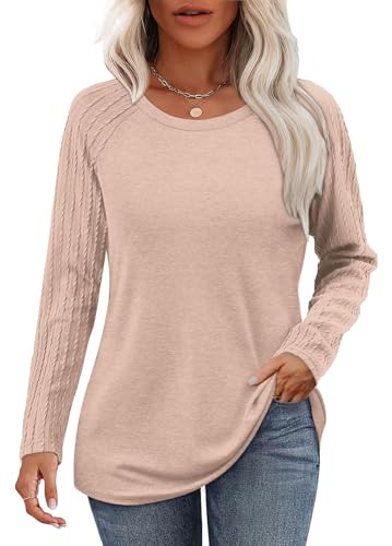 OFEEFAN Women's Long Sleeve Tunic Tops