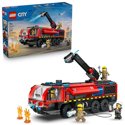LEGO City: Airport - Airport Fire Truck (60499, 691-Piece)