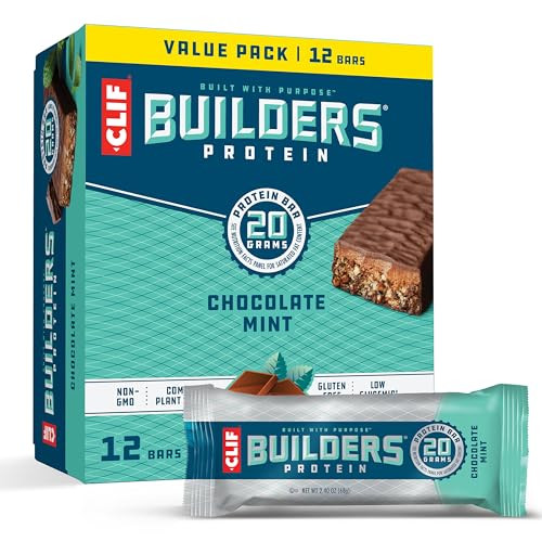 CLIF Builders Protein Bars (Chocolate Mint) 12-Pack