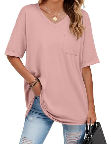 Hotouch Oversized V Neck T Shirts