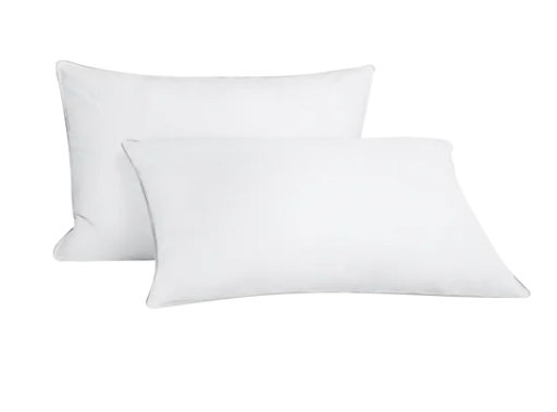 2 Pack of Park Hotel Luxury White Down & Down Alternative Blend Pillows (Queen)