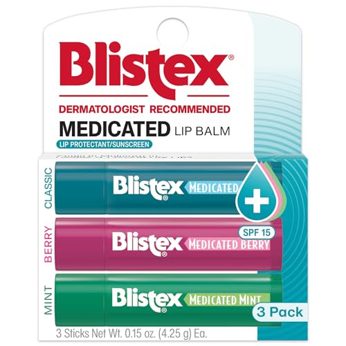 Blistex Medicated Lip Balm 3-Count
