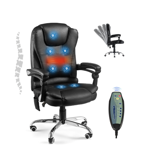 Ergonomic Desk Chair with Massage and Back Support