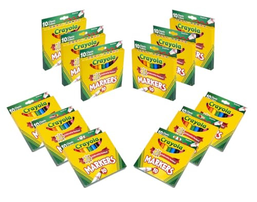 Crayola 12-Pack Broad Line Markers Bulk