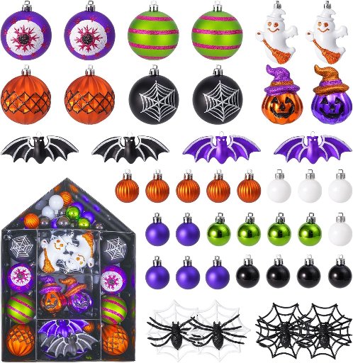 Halloween Ornaments Tree Decorations, 42 Pcs.