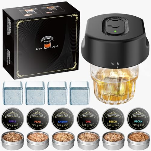 Rechargeable Old Fashioned Whiskey Smoker Kit