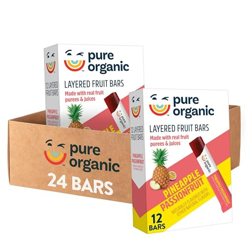 Pure Organic Layered Fruit Bars, 24 Count