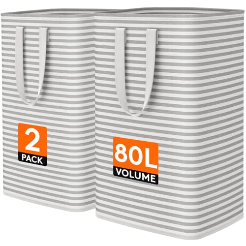 Lifewit 2 Pack Laundry Basket 80L Each