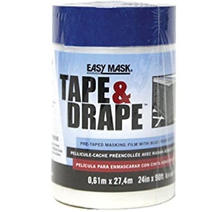 Easy Mask Tape and Drape Pre-Taped Masking Film
