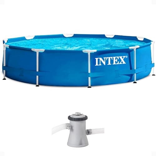 Intex 10ft x 30in Metal Frame Pool w/ Filter Pump