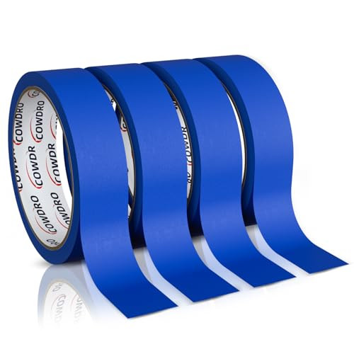 4 Rolls Blue Painter's Tape 0.94 Inch