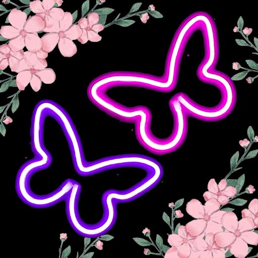 Butterfly Neon Sign for Wall Decor