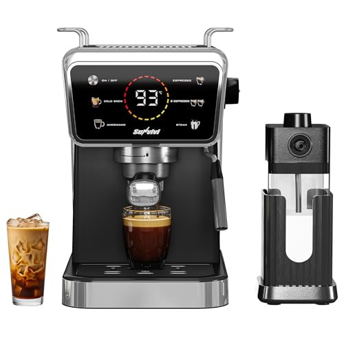 SUNVIVI 20 Bar 3-in-1 Espresso Machine with Milk Frother
