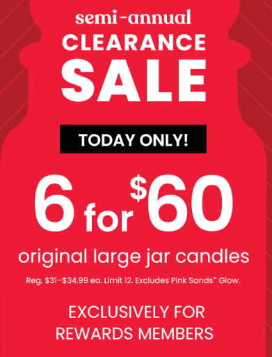 Yankee Candle Semi-Annual Clearance Sale