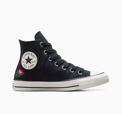 Converse Women's Chuck Taylor All Star Rose Cross Stitch Shoes