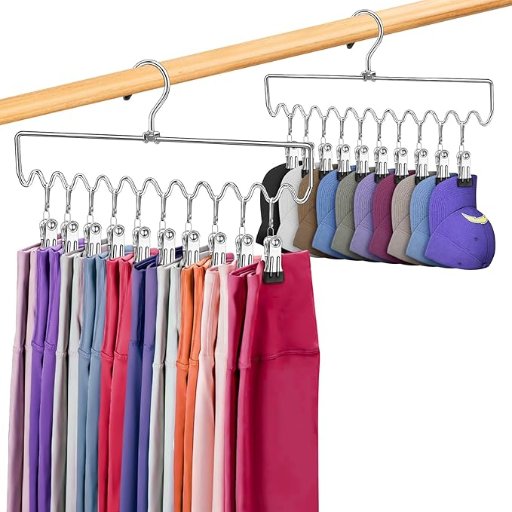 2-Pack Metal Leggings/Yoga Pants Hangers