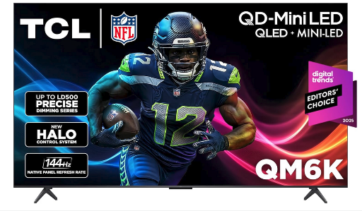 TCL 55" QM6K Series QD-Mini LED 4K UHD Google Smart TV
