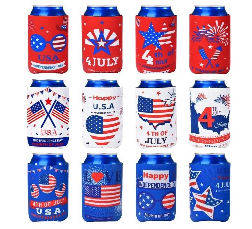 12PCS Can Cooler Sleeves