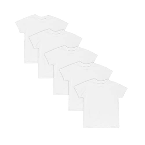Hanes Boys' Crew Neck T-shirts 5-Pack