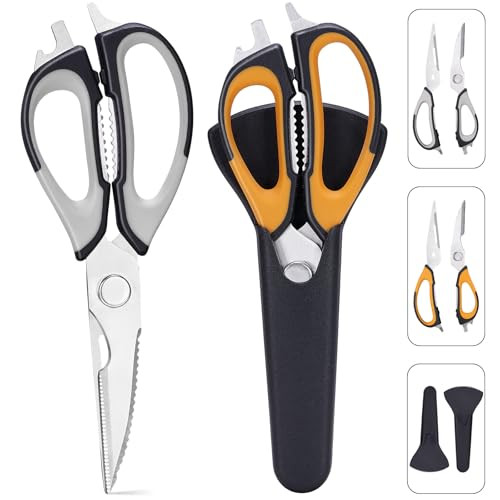 Magnetic Holder Kitchen Scissors 2-Pack