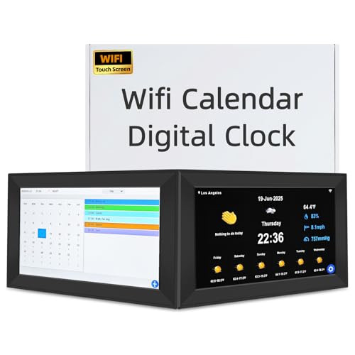 Digital Calendar Clock for Students and Seniors