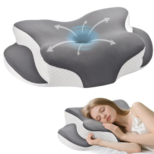 Ergonomic Memory Foam Cervical Neck Pillow