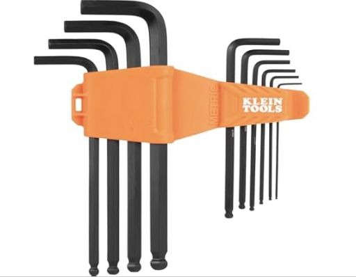 Klein Tools Long Ball-End Hex 10 PC Key Set