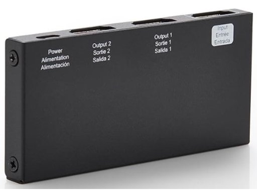 AmazonBasics 1-In / 2-Out 4K 60Hz HDMI Splitter