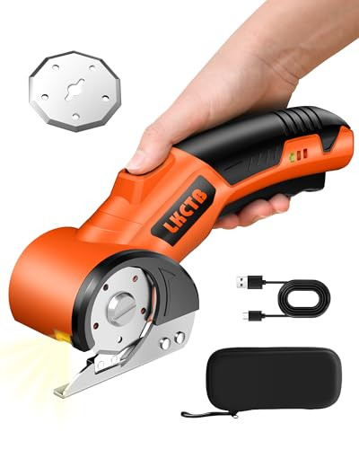 Electric Cardboard Cutter Scissors with LED Light