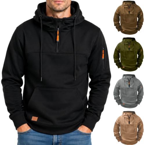 Men's Fleece Athletic Pullover Hoodie  
