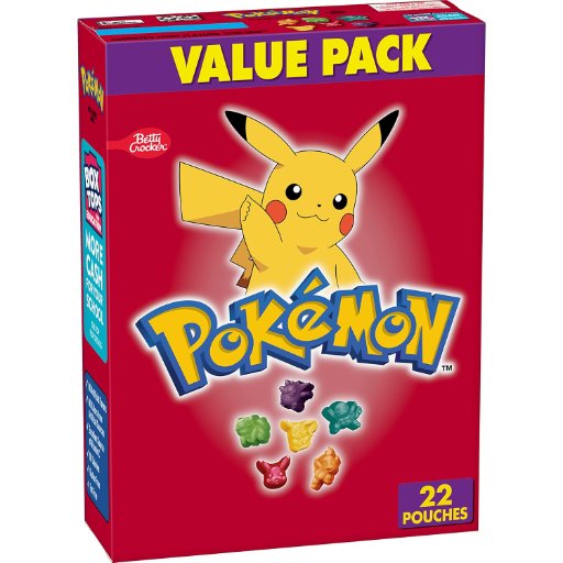Pokemon Fruit Flavored Snacks 22-Count Treat Pouches