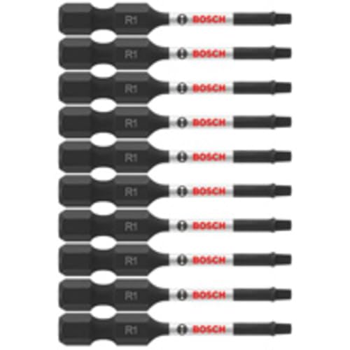 Bosch Impact Tough 2" Square #1 Power Bits 10-Pc