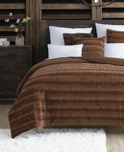 Swift Home Micro Mink Faux Fur Blanket