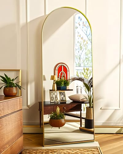 Arched Full Length Floor Mirror (Freestanding or Wall Mounted)