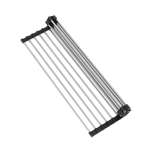 Nezuiban Stainless Steel Roll-Up Dish Drying Rack