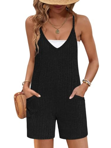 Ekouaer Rompers for Women Summer Casual 