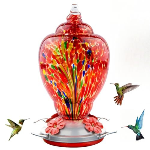 Wosibo Hummingbird Feeder for Outdoors Patio