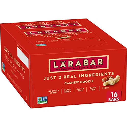 16 Pack of Larabar Cashew Cookie Bars