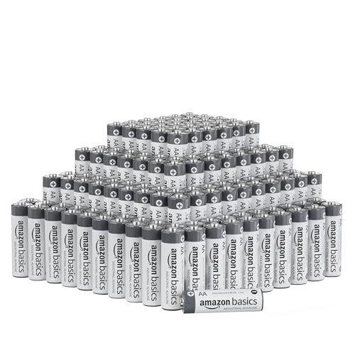Amazon Basics AA Alkaline Industrial Batteries, 200 Pack