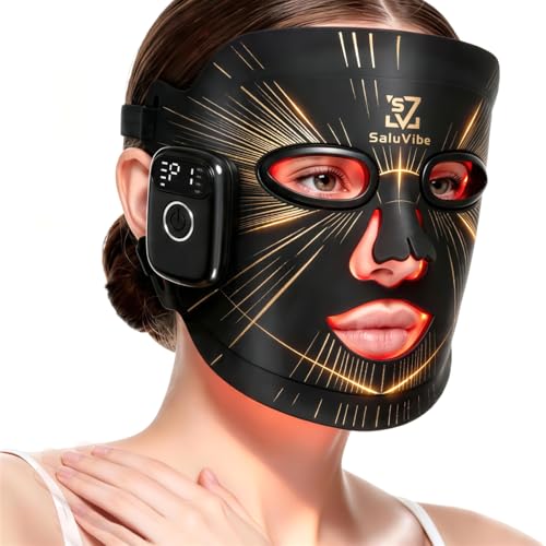 Red Light Therapy LED Face Mask with 4 Modes Deal