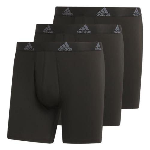 3-Pack adidas Men's Performance Stretch Cotton Boxer Briefs