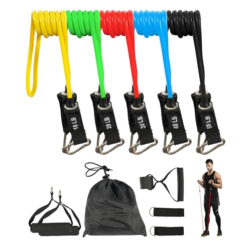 Fitvids Resistance 5 Bands Set 150lb (10-50lbs)