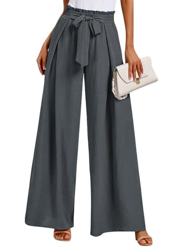 High Waist Wide Leg Long Palazzo Pants